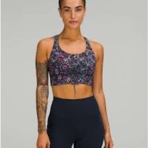 Lululemon Longline Energy floral spray bra